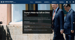 Desktop Screenshot of carnegietsinghua.org